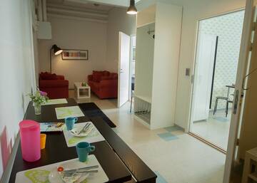 Фото номера Апартаменты с 2 спальнями Апарт-отели Yömyssy Apartments г. Керимяки 3